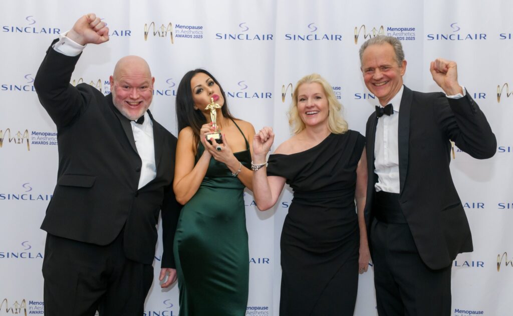 Winners! Best Skin Treatment at the Menopause in Aesthetics Awards